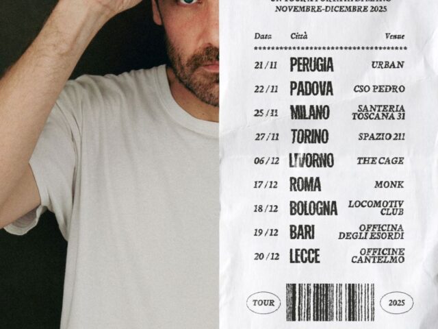 Dutch Nazari: parte il tour di “Guarda le luci amore mio” #livedellasera