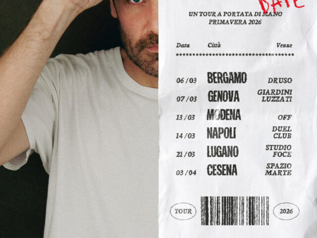 Dutch Nazari: nuovi appuntamenti per il tour di “Guarda le luci amore mio” #livedellasera