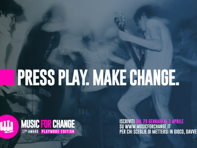 Music For Change 2026: aperte le iscrizioni