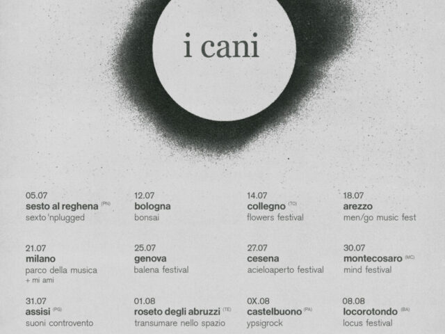 I cani: da luglio di nuovo in tour #livedellasera