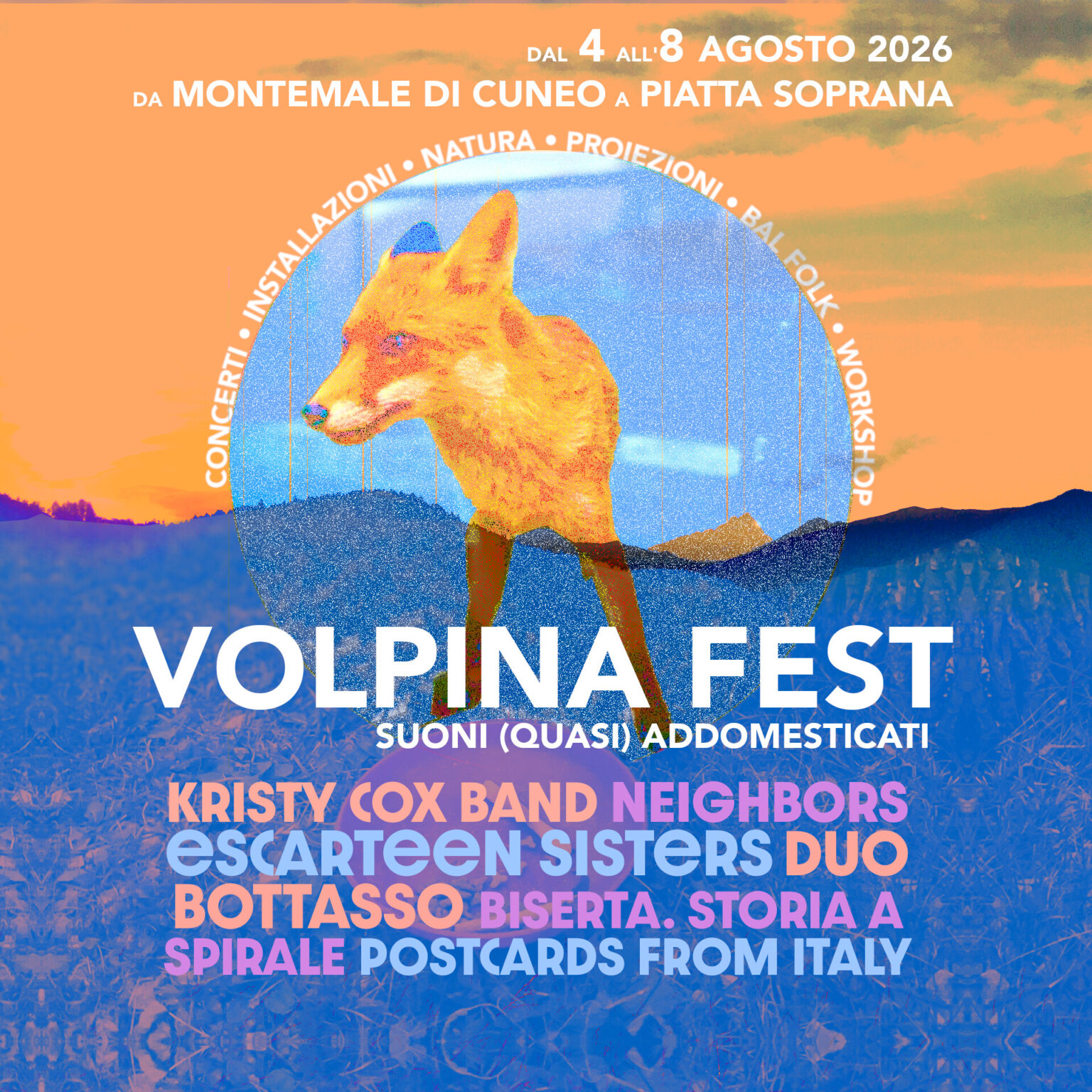 Volpina Fest, cinque giorni di musica, natura e incontri tra Montemale e Piatta Soprana #livedellasera