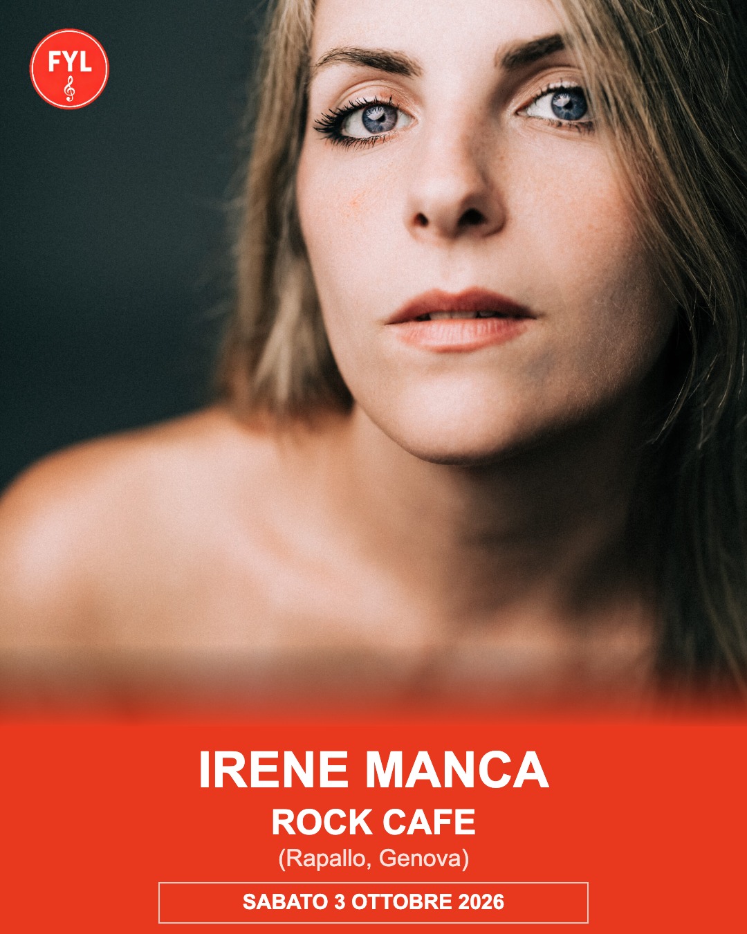 Irene Manca @ Rock Cafe Rapallo (Genova) sabato 3 ottobre #livedellasera