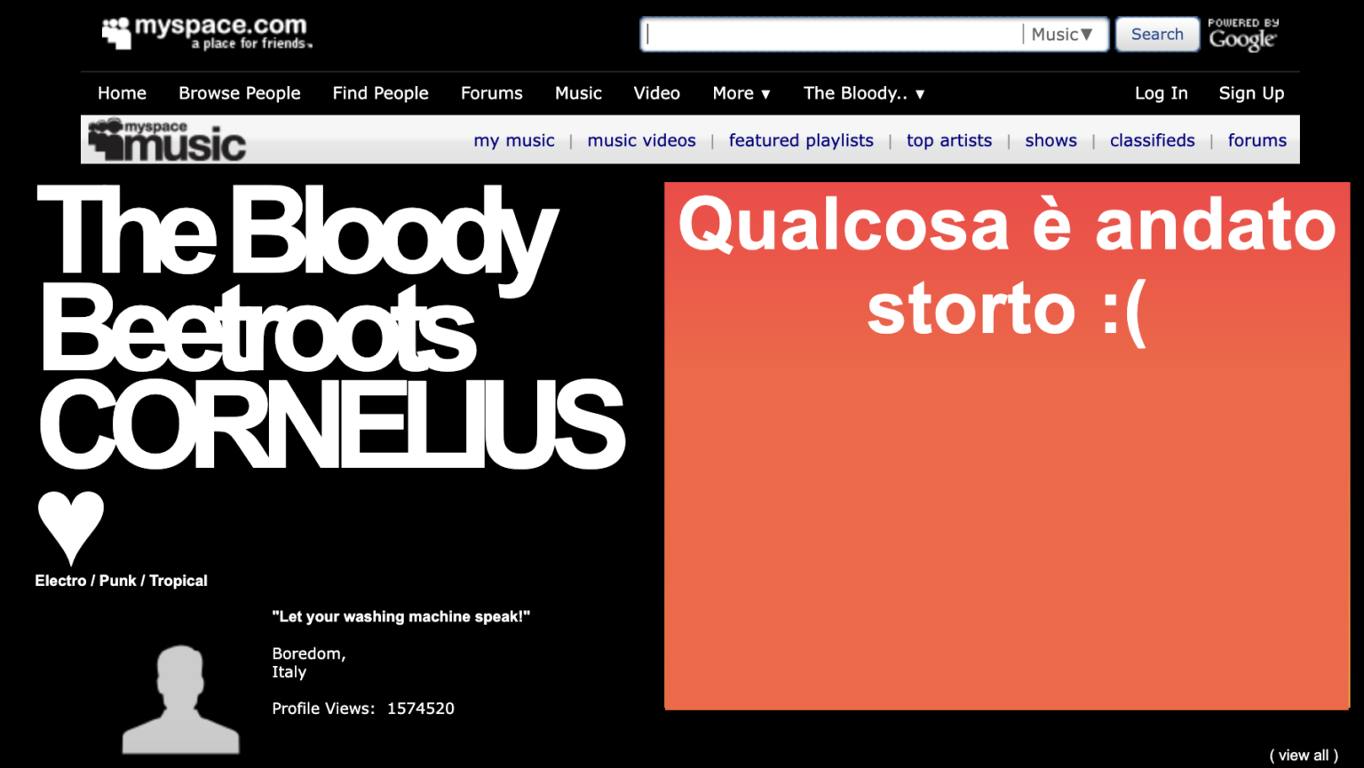MySpace, le nostalgie e le necessità di oggi #sottotraccia