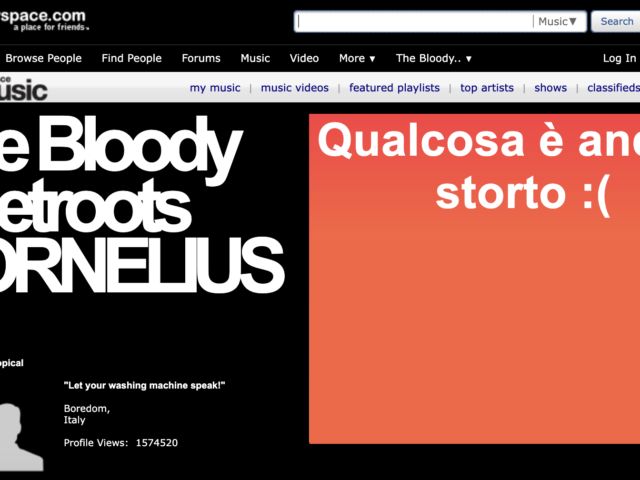 MySpace, le nostalgie e le necessità di oggi #sottotraccia