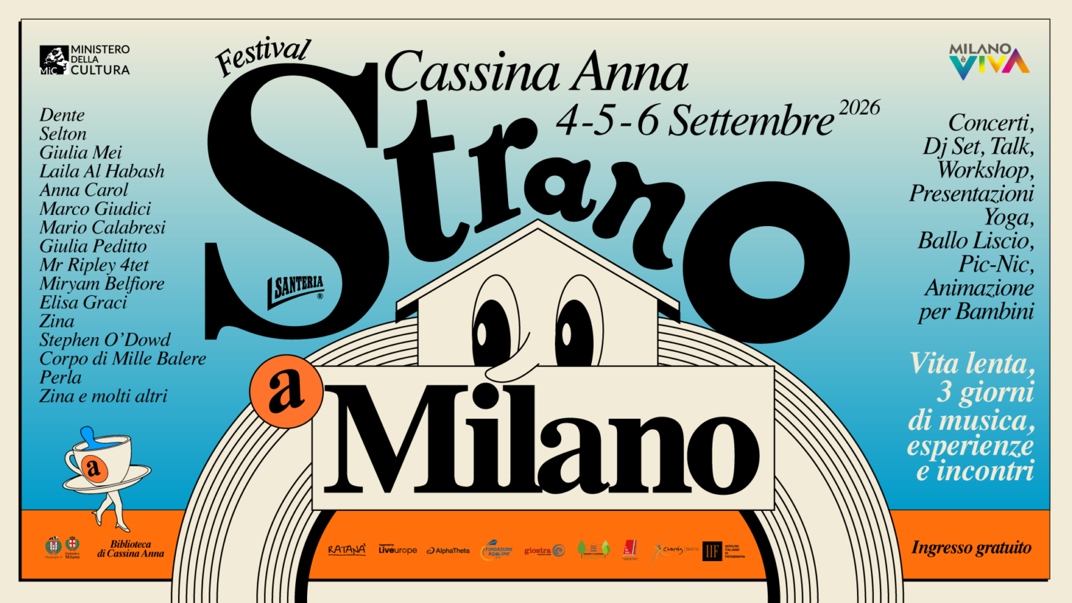 Strano a Milano: il festival gratuito dal 4 al 6 settembre #livedellasera