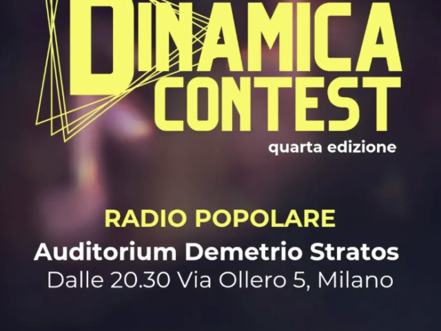 Dinamica Contest 2026: al via la manifestazione dedicata alla canzone d’autrice